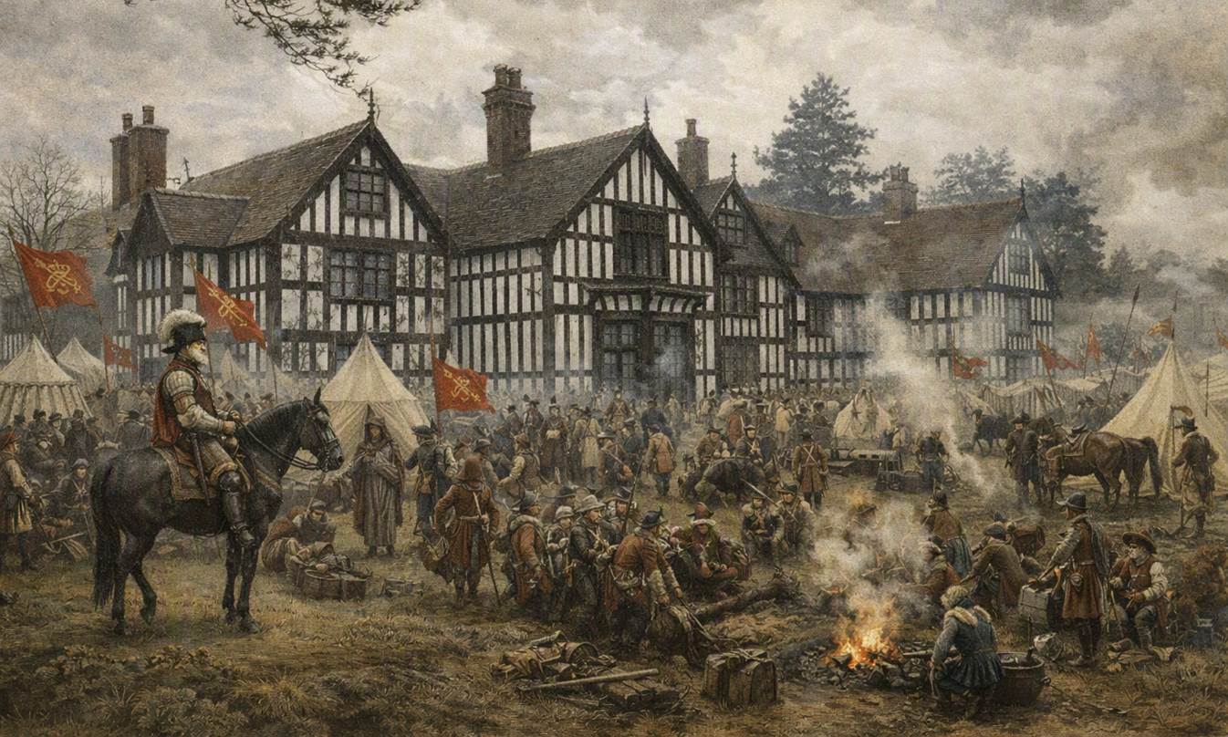 Prince Rupert’s royalist encampment